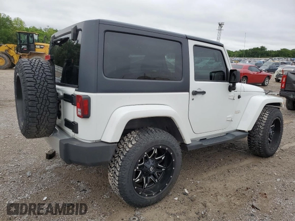2013 Jeep Wrangler Sahara with VIN 1C4AJWBGXDL579341, listed as a Copart auction lot 55970815 with 105,961 mi miles and Salvage title. Bid and sale history available at DreamBid. Image 3.