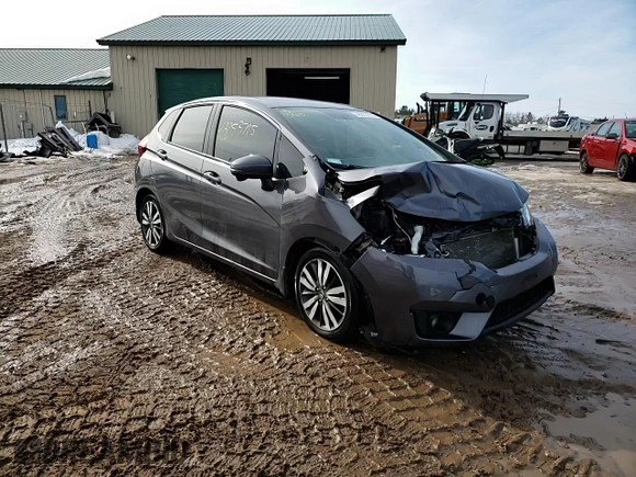 2015 Honda Fit EX-L with VIN 3HGGK5H89FM747538, listed as a Copart auction lot 48853795 with 73,361 mi miles and Clean Title. Bid and sale history available at carsss.com. Image 12.