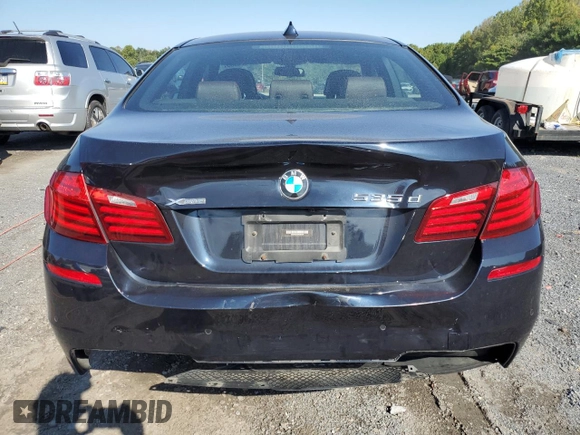 2015 BMW 5 Series 535d xDrive with VIN WBAFV3C53FD686425, listed as a Copart auction lot 67164953 with 98,199 mi miles and . Bid and sale history available at DreamBid. Image 6.