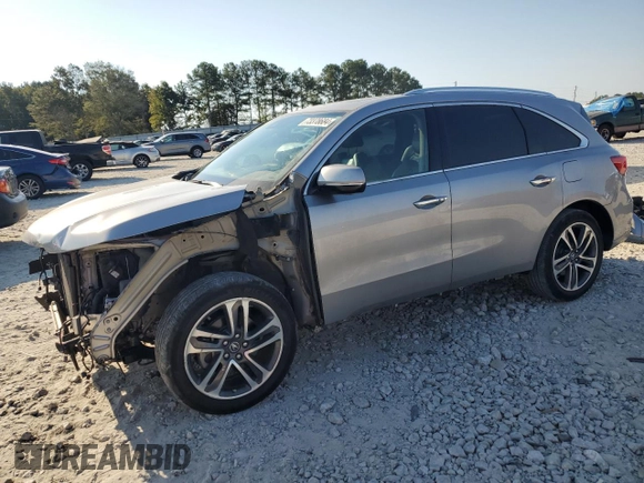 2017 Acura MDX Sport Hybrid w/Advance Pkg with VIN 5FRYD7H75HB002114, listed as a Copart auction lot 73378684 with 120,752 mi miles and Salvage Title. Bid and sale history available at carsss.com. Image 1.