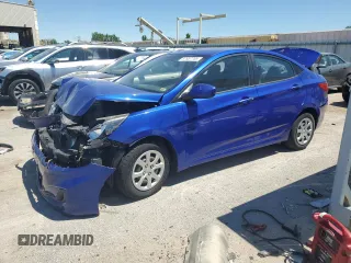 2013 Hyundai Accent GLS with VIN KMHCT4AE5DU585237, listed as a Copart auction lot 57957785 with 113,826 mi miles and Salvage title. Bid and sale history available at DreamBid. Image 1.