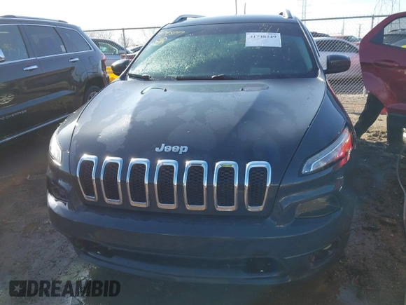 2018 Jeep Cherokee Latitude Plus with VIN 1C4PJLLX4JD584841, listed as a IAAI auction lot 41748249 with 74,203 mi miles. Bid and sale history available at carsss.com. Image 12.