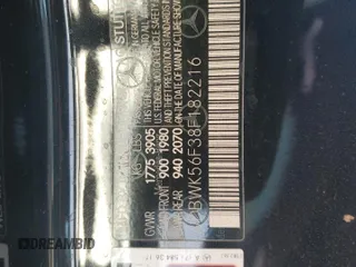 2008 Mercedes-Benz SLK-Class 3.5L with VIN WDBWK56F38F182216, listed as a Copart auction lot 74959864 with 0 mi miles and Salvage Title. Bid and sale history available at carsss.com. Image 13.