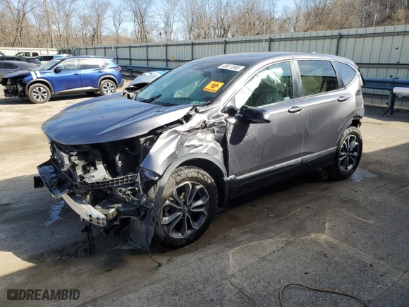 2020 Honda CR-V EX with VIN 2HKRW2H56LH676669, listed as a Copart auction lot 49611085 with 47,989 mi miles and Salvage Title. Bid and sale history available at carsss.com. Image 1.