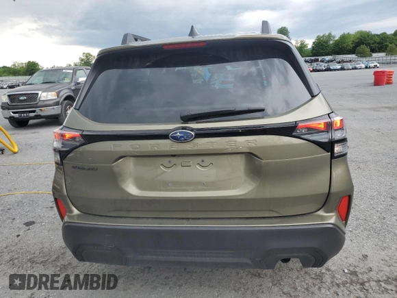 2025 Subaru Forester Premium with VIN JF2SLDDC4SH488368, listed as a Copart auction lot 59021945 with 3,770 mi miles and Salvage title. Bid and sale history available at DreamBid. Image 6.