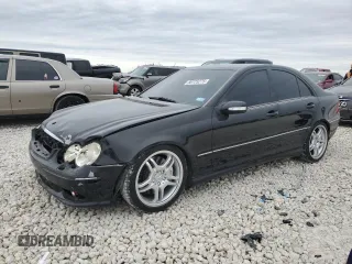 2006 Mercedes-Benz C 55 AMG with VIN WDBRF76J46F770916, listed as a Copart auction lot 88725275 with 82,502 mi miles and Salvage title. Bid and sale history available at DreamBid. Image 1.