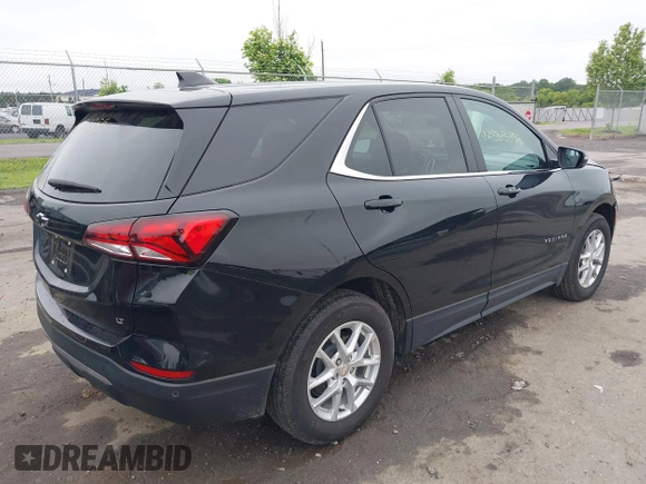 2023 Chevrolet Equinox LT with VIN 3GNAXKEG8PL234974, listed as a IAAI auction lot 42363399 with 15,583 mi miles and . Bid and sale history available at DreamBid. Image 4.