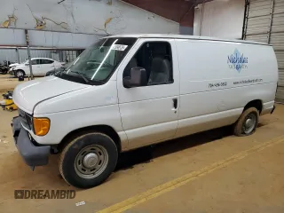 2006 Ford Econoline Cargo with VIN 1FTRE14W86HB10303, listed as a Copart auction lot 42998935 with 330,465 mi miles and Salvage Title. Bid and sale history available at carsss.com. Image 1.