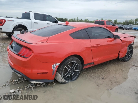 2022 Ford Mustang EcoBoost with VIN 1FA6P8TH3N5101247, listed as a Copart auction lot 51008235 with 59,662 mi miles and Salvage Title. Bid and sale history available at carsss.com. Image 3.