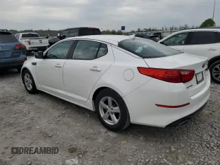 2015 Kia Optima LX z VIN KNAGM4A78F5645140, wystawiony jako Copart lot #53364945 z przebiegiem 91 649 mil mil oraz Szkoda całkowita • Salvage title. Historia ofert i sprzedaży dostępna na DreamBid. Obrazek 2.