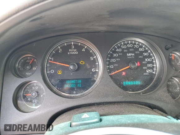 2007 Chevrolet Suburban LTZ with VIN 1GNFK16347J179019, listed as a Copart auction lot 60963795 with 243,300 mi miles and Salvage title. Bid and sale history available at DreamBid. Image 9.
