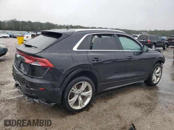 2023 Audi Q8 Premium with VIN WA1AVBF18PD012590, listed as a Copart auction lot 79244534 with Not provided miles and Salvage title. Bid and sale history available at DreamBid. Image 3.