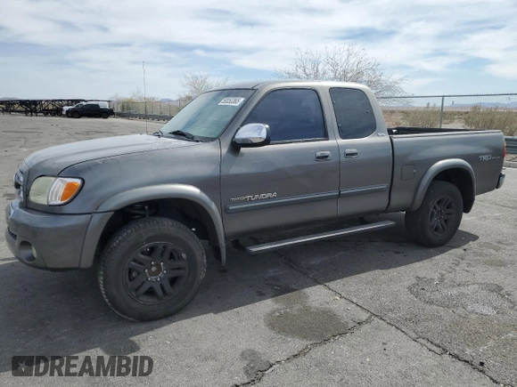 2004 Toyota Tundra SR5 with VIN 5TBRT34154S439757, listed as a Copart auction lot 50053365 with 186,029 mi miles and Salvage Title. Bid and sale history available at carsss.com. Image 1.
