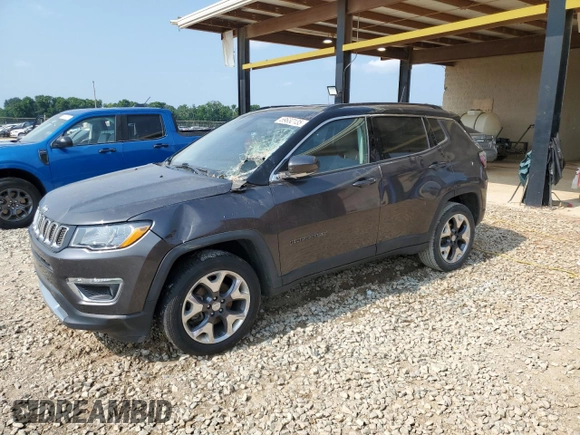 2019 Jeep Compass Limited z VIN 3C4NJDCB5KT827537, wystawiony jako Copart lot #59632135 z przebiegiem 42 063 mil mil oraz Szkoda całkowita • Salvage title. Historia ofert i sprzedaży dostępna na DreamBid. Obrazek 1.