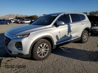 2019 Hyundai Santa Fe SE with VIN 5NMS23AD4KH076930, listed as a Copart auction lot 47891805 with 117,052 mi miles and Salvage Title. Bid and sale history available at carsss.com. Image 1.