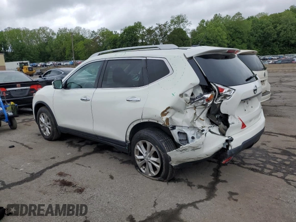 2016 Nissan Rogue S z VIN 5N1AT2MM4GC912140, wystawiony jako Copart lot #58133605 z przebiegiem 155 185 mil mil oraz Szkoda całkowita • Salvage title. Historia ofert i sprzedaży dostępna na DreamBid. Obrazek 2.