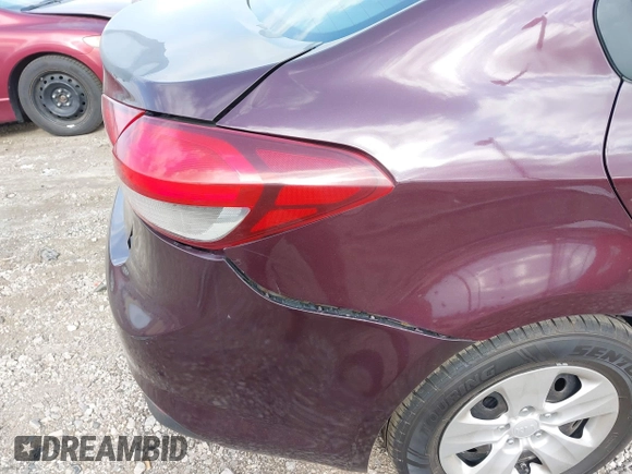 2017 Kia Forte LX with VIN 3KPFK4A75HE106261, listed as a IAAI auction lot 41830740 with 133,153 mi miles. Bid and sale history available at carsss.com. Image 18.