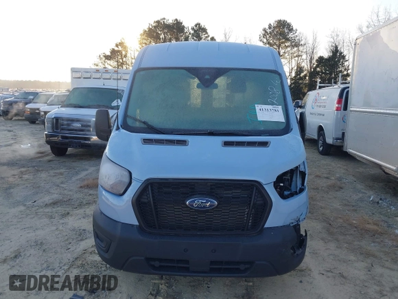 2023 Ford Transit with VIN 1FTBW9CG5PKA32008, listed as a IAAI auction lot 41313781 with 12,127 mi miles. Bid and sale history available at carsss.com. Image 13.
