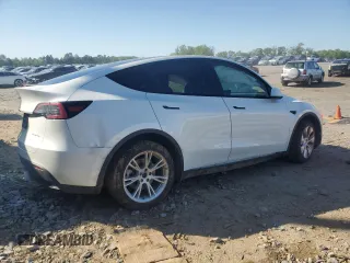 2023 Tesla Model Y Long Range with VIN 7SAYGDEE3PF614078, listed as a Copart auction lot 54539645 with 39,194 mi miles and Salvage Title. Bid and sale history available at DreamBid. Image 3.