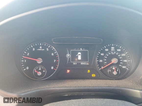 2017 Kia Sorento LX z VIN 5XYPGDA36HG263139, wystawiony jako Copart lot #52196675 z przebiegiem 89 401 mil mil oraz Szkoda całkowita • Salvage title. Historia ofert i sprzedaży dostępna na DreamBid. Obrazek 9.