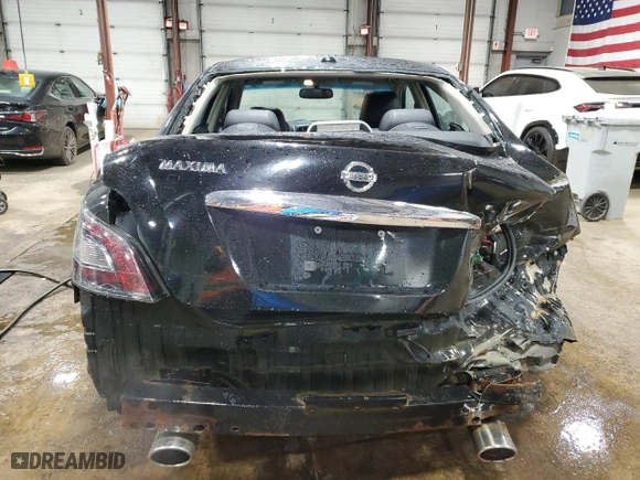 2012 Nissan Maxima 3.5 S with VIN 1N4AA5AP4CC863659, listed as a Copart auction lot 52316075 with 205,159 mi miles and Salvage Title. Bid and sale history available at carsss.com. Image 6.