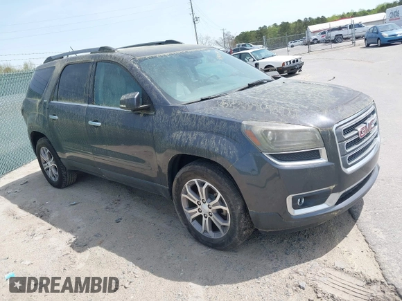 2013 GMC Acadia SLT with VIN 1GKKRRKD8DJ213270, listed as a IAAI auction lot 41942309 with 141,807 mi miles. Bid and sale history available at carsss.com. Image 1.