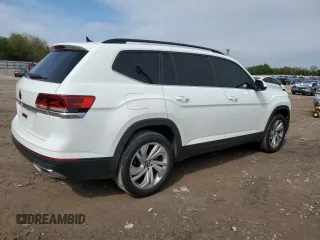 2021 Volkswagen Atlas SE with VIN 1V2JP2CAXMC558313, listed as a Copart auction lot 50382084 with 55,361 mi miles and Salvage title. Bid and sale history available at DreamBid. Image 3.