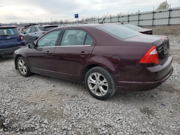 2012 Ford Fusion SE with VIN 3FAHP0HA9CR222803, listed as a Copart auction lot 50508275 with 66,113 mi miles and Salvage Title. Bid and sale history available at carsss.com. Image 2.
