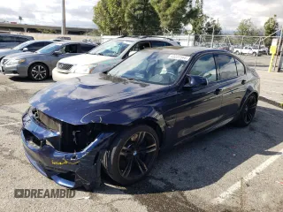 2016 BMW M3 with VIN WBS8M9C57G5D30360, listed as a Copart auction lot 43237344 with 81,879 mi miles. Bid and sale history available at carsss.com. Image 1.
