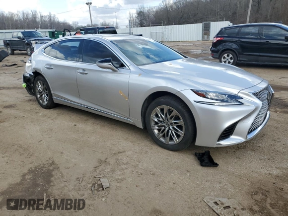 2019 Lexus LS 500 with VIN JTHB51FF0K5007160, listed as a Copart auction lot 42349845 with 65,047 mi miles and Salvage title. Bid and sale history available at DreamBid. Image 4.