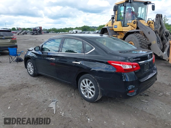 2017 Nissan Sentra SV with VIN 3N1AB7AP5HY364695, listed as a IAAI auction lot 42333318 with 91,257 mi miles and . Bid and sale history available at DreamBid. Image 3.