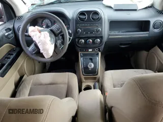 2012 Jeep Compass Sport with VIN 1C4NJCBA8CD661086, listed as a Copart auction lot 51484625 with 0 mi miles and Salvage Title. Bid and sale history available at carsss.com. Image 8.