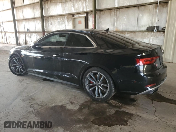 2018 Audi S5 Premium Plus z VIN WAUP4AF58JA021313, wystawiony jako Copart lot #49004615 z przebiegiem 40 551 mil mil oraz Czysty tytuł • Clean title. Historia ofert i sprzedaży dostępna na DreamBid. Obrazek 2.