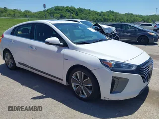 2019 Hyundai Ioniq Limited with VIN KMHC85LC1KU111673, listed as a IAAI auction lot 42215775 with 256,597 mi miles and . Bid and sale history available at DreamBid. Image 1.