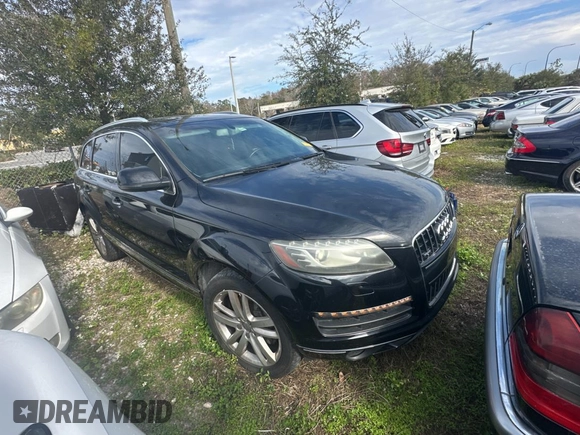 2012 Audi Q7 3.0T Premium Plus with VIN WA1LGAFEXCD007465, listed as a Copart auction lot 89375885 with 152,361 mi miles and Clean Title. Bid and sale history available at carsss.com. Image 1.