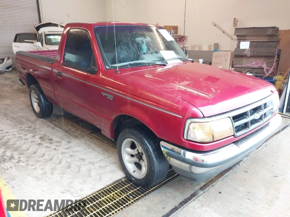1994 Ford Ranger Splash with VIN 1FTCR10AXRTA78122, listed as a IAAI auction lot 41961671 with 243,356 mi miles. Bid and sale history available at carsss.com. Image 1.