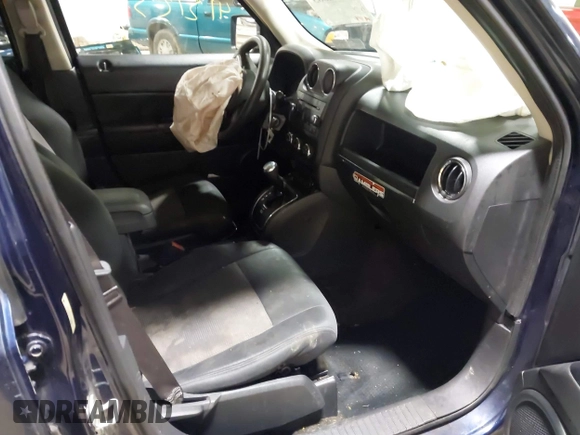 2014 Jeep Patriot Sport with VIN 1C4NJPBA1ED553340, listed as a IAAI auction lot 41212383 with 119,819 mi miles and . Bid and sale history available at DreamBid. Image 5.