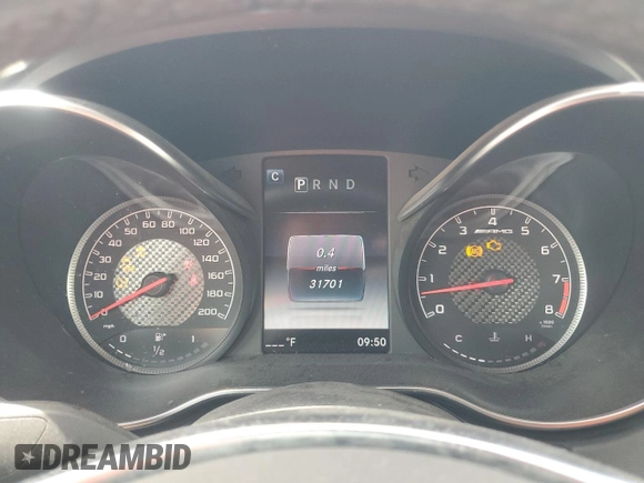2018 Mercedes-Benz AMG GT AMG GT with VIN WDDYK7HA6JA019527, listed as a Copart auction lot 62597294 with 31,701 mi miles and Salvage title. Bid and sale history available at DreamBid. Image 9.