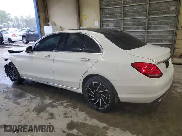 2015 Mercedes-Benz C 300 Luxury with VIN 55SWF4KB0FU082559, listed as a Copart auction lot 52482625 with 202,327 mi miles and Salvage Title. Bid and sale history available at DreamBid. Image 2.