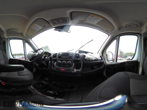 2017 Ram ProMaster Cargo with VIN 3C6TRVNGXHE509898, listed as a IAAI auction lot 40422460 with 191,912 mi miles. Bid and sale history available at carsss.com. Image 18.