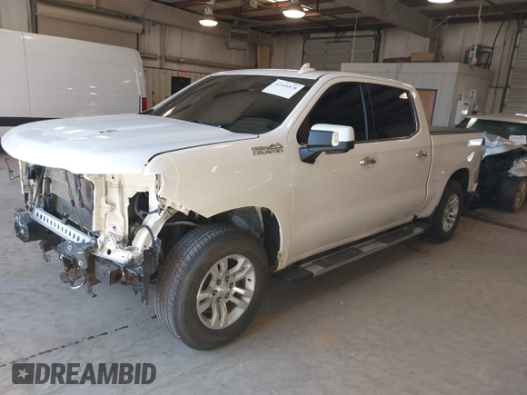 2019 Chevrolet Silverado 1500 High Country with VIN 1GCUYHEL3KZ158830, listed as a IAAI auction lot 41646878 with 105,524 mi miles. Bid and sale history available at carsss.com. Image 17.