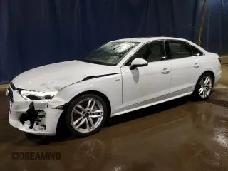 2022 Audi A4 S line Premium Plus with VIN WAUEAAF4XNA015607, listed as a Copart auction lot 86852144 with 30,602 mi miles and Salvage Title. Bid and sale history available at DreamBid. Image 1.