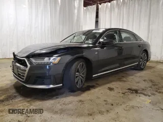 2021 Audi A8 with VIN WAU8EAF88MN024947, listed as a Copart auction lot 69862872 with 32,140 mi miles. Bid and sale history available at carsss.com. Image 1.