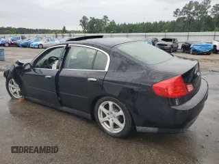 2003 Infiniti G35 w/Leather z VIN JNKCV51E03M311591, wystawiony jako Copart lot #55919685 z przebiegiem 107 777 mil mil oraz Szkoda całkowita • Salvage title. Historia ofert i sprzedaży dostępna na DreamBid. Obrazek 2.