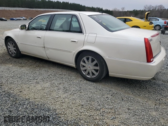 2008 Cadillac DTS 1SC with VIN 1G6KD57Y18U191344, listed as a Copart auction lot 48233785 with 192,584 mi miles and Salvage Title. Bid and sale history available at carsss.com. Image 2.
