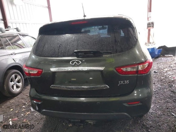 2013 Infiniti JX35 with VIN 5N1AL0MM0DC306351, listed as a IAAI auction lot 41948449 with 183,259 mi miles. Bid and sale history available at carsss.com. Image 17.