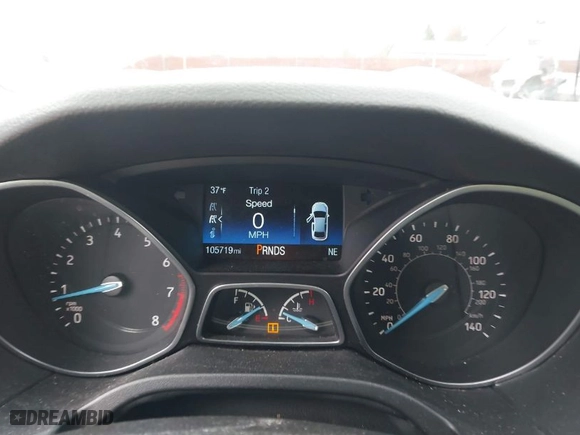 2015 Ford Focus SE with VIN 1FADP3F24FL297665, listed as a IAAI auction lot 41893672 with 105,719 mi miles. Bid and sale history available at carsss.com. Image 7.