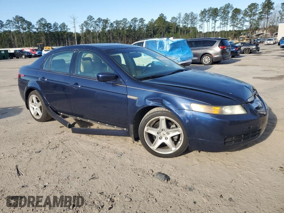 2006 Acura TL with VIN 19UUA66286A071719, listed as a Copart auction lot 47877625 with 187,398 mi miles and Salvage Title. Bid and sale history available at carsss.com. Image 4.