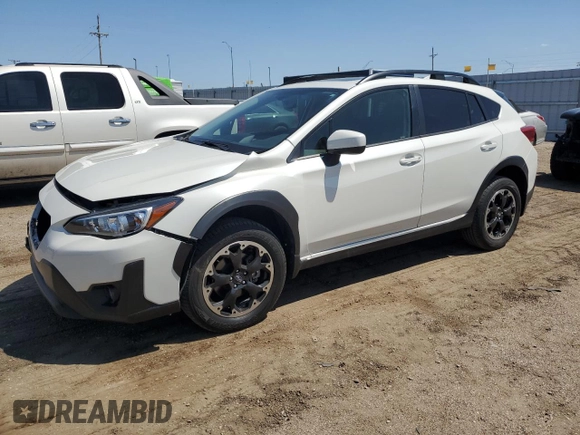 2021 Subaru Crosstrek Premium with VIN JF2GTAEC4MH387465, listed as a Copart auction lot 55343395 with 60,409 mi miles and Salvage title. Bid and sale history available at DreamBid. Image 1.