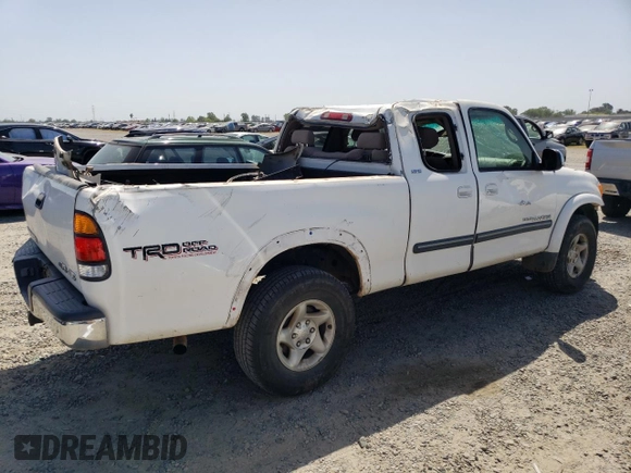 2003 Toyota Tundra SR5 with VIN 5TBBT44163S383754, listed as a Copart auction lot 53965665 with 137,246 mi miles and Salvage Title. Bid and sale history available at DreamBid. Image 3.